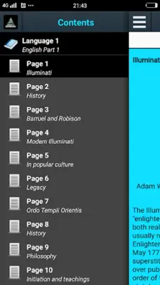 History of the Illuminati android App screenshot 5